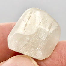 Load image into Gallery viewer, Kunzite Spodumene Chatoyant White Crystal Pendant Bead | 22x21x10 | 1 Bead |

