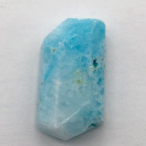 35cts Druzy Natural Hemimorphite Pendant Bead | Blue | 33x15x10mm | 1 Bead |