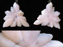Load image into Gallery viewer, 72cts Hand Carved Pink Peruvian Opal Flower Bead 10369N - PremiumBead Alternate Image 3
