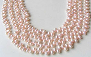 Dancing Cotton Candy Pink FW Pearl Strand 108836 - PremiumBead Primary Image 1
