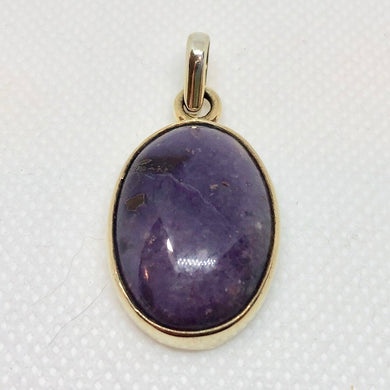 Very Rare! Sugilite in 22K Vermeil Pendant! 4188 - PremiumBead Primary Image 1