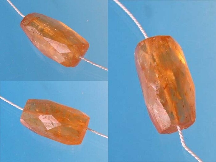 1 Faceted 19cts Natural Imperial Topaz Bead 4882B7 - PremiumBead Primary Image 1