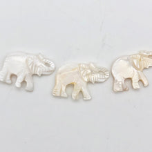 Load image into Gallery viewer, 1 Pachyderm Carved Mother of Pearl Shell Elephant Bead - PremiumBead Alternate Image 7
