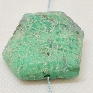 75cts Faceted Chrysoprase Nugget Bead Huge 10134A - PremiumBead Alternate Image 2