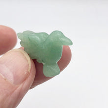 Load image into Gallery viewer, Lovely 2 Hand Carved Aventurine 18x18x7mm Dove Bird Beads | 18x18x7mm | Green - PremiumBead Alternate Image 10
