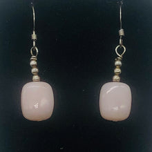 Load image into Gallery viewer, Peruvian Opal Sterling Silver Dangle Earrings | 1 1/4&quot; Long | Pink | 1 Earrings|
