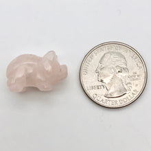 Load image into Gallery viewer, Oink 2 Carved Rose Quartz Pig Beads | 21x13x9.5mm | Pink - PremiumBead Alternate Image 5
