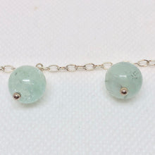 Load image into Gallery viewer, Blue/Green Aquamarine &amp; Sterling Silver Bracelet 405213A - PremiumBead Alternate Image 3
