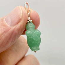 Load image into Gallery viewer, Aventurine Goddess of Willendorf Sterling Silver Pendant |1.38&quot; Long | Green | - PremiumBead Alternate Image 3
