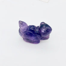 Load image into Gallery viewer, Charming Carved Amethyst Squirrel Figurine | 22x15x10mm | Purple - PremiumBead Alternate Image 6
