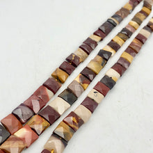 Load image into Gallery viewer, Mookaite Faceted Square Bead Strand!! | 10x10x5mm | Square | 40 beads | - PremiumBead Alternate Image 8
