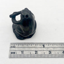 Load image into Gallery viewer, Intricately Carved Musical Teak Froggie Ojime Bead | 22x19x18mm | Brown - PremiumBead Alternate Image 3
