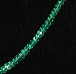 26.5cts Natural AAA Emerald Roundel Bead Strand 109901 - PremiumBead Alternate Image 3