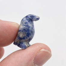 Load image into Gallery viewer, March of The Penguins 2 Carved Sodalite Beads | 21.5x12.5x11mm | Blue - PremiumBead Alternate Image 4
