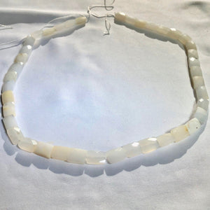 White African Opal Faceted Rectangle Beads (7 Beads) 4649 - PremiumBead Alternate Image 2