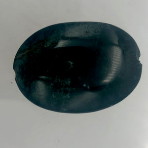 Rare Huge 25x17mm Bloodstone Oval Pendant Bead 5624 - PremiumBead Alternate Image 2