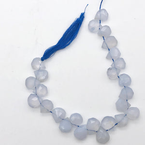 2 Blue Chalcedony Faceted Briolette Beads - PremiumBead Alternate Image 9