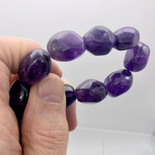 Load image into Gallery viewer, Grape Candy Amethyst Large Nugget Focal Bead Strand - PremiumBead Alternate Image 2
