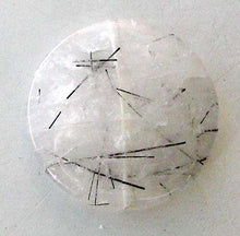 Load image into Gallery viewer, 1 Tourmalated Quartz 30mm Disc Pendant Bead 7652A - PremiumBead Alternate Image 2
