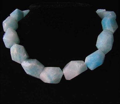 850cts Hemimorphite Faceted Nugget Bead Strand 110390J - PremiumBead Primary Image 1