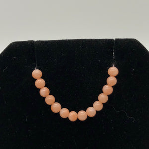 AAA Natural Salmon Coral Bead Strand 102600 - PremiumBead Alternate Image 9