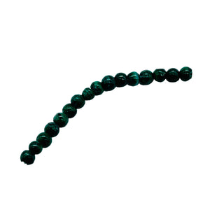 Malachite 3mm Round Beads | 3mm | Green | 16 Beads |