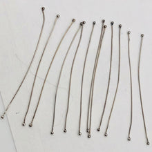 Load image into Gallery viewer, 12 Handmade Sterling Silver 24 Gauge Double Headed Headpins Jewelry Supplies - PremiumBead Alternate Image 4
