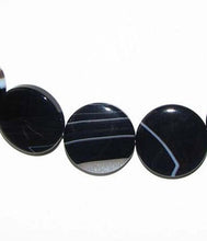 Load image into Gallery viewer, 3 Sardonyx Agate 20x5mm Coin Beads 008581 - PremiumBead Primary Image 1
