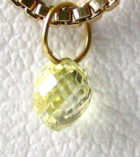 Load image into Gallery viewer, 0.35cts Natural Canary Diamond 18K Gold Pendant 8798Dd - PremiumBead Alternate Image 3
