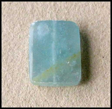 1 Unique Aquamarine 20x17x5mm to 18x12x4.5mm Rectangle Pendant Bead 008143B - PremiumBead Primary Image 1