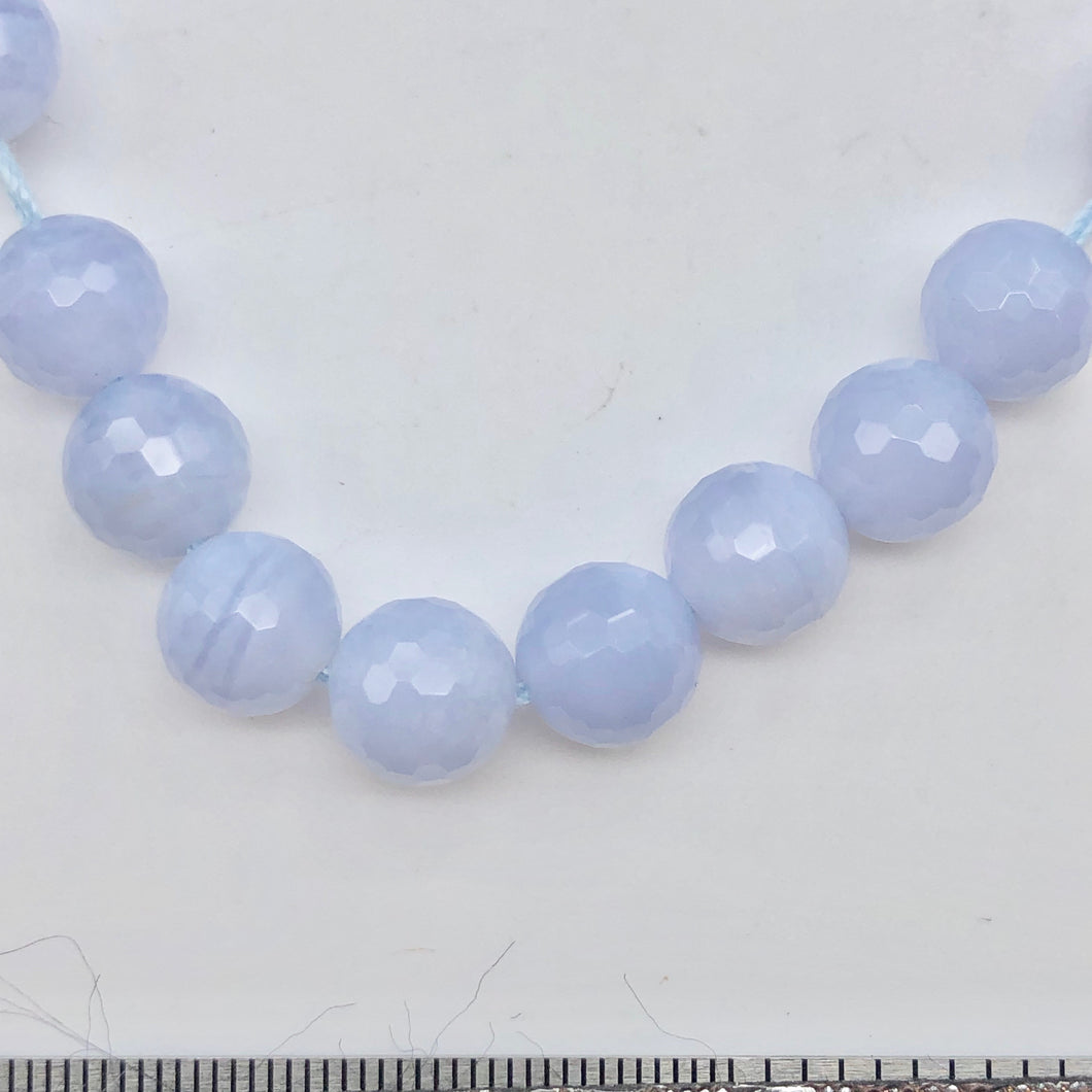 8 AAA Faceted 8mm Blue Chalcedony Beads - PremiumBead Primary Image 1