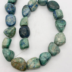 Natural 7 Azurite Malachite large nugget Beads - PremiumBead Alternate Image 7