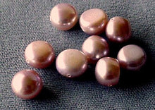 Load image into Gallery viewer, 9 Beads of Peachy Pink 8mm Button FW Pearls 4476 - PremiumBead Alternate Image 4
