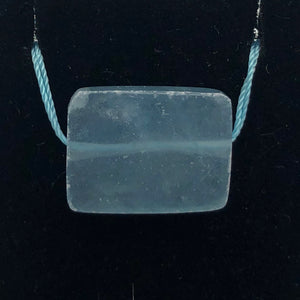 1 Unique Aquamarine Rectangle Pendant Bead | 20x15x5mm | Blue | 1 Bead | 008058 - PremiumBead Alternate Image 4