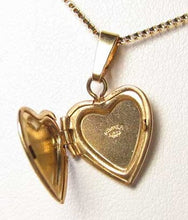 Load image into Gallery viewer, Valentine&#39;s Engraved 14Kgf Heart Locket Pendant 10535 - PremiumBead Alternate Image 3
