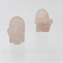 Load image into Gallery viewer, Hand Carved Pink Rose Quartz PIGGY Figurine | 21x13x9.5mm | Pink - PremiumBead Alternate Image 4
