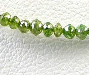 8 Parrot Green 1.38cts Diamond Faceted Beads 009605CC - PremiumBead Alternate Image 8