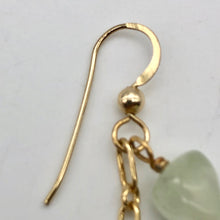Load image into Gallery viewer, Dazzling Minty Green Natural Prehnite and 14Kgf Earrings - PremiumBead Alternate Image 4
