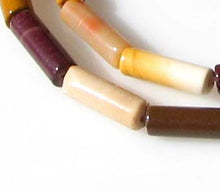 Load image into Gallery viewer, Hot! Australian Mookaite Tube Bead 8&quot;Strand | 13x4mm | 15 beads | - PremiumBead Primary Image 1
