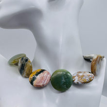 Load image into Gallery viewer, Ocean Jasper Graduated Round | 33x8 to 30x9 mm | Multi-color | 13 Beads
