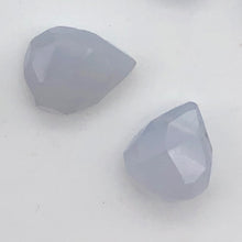 Load image into Gallery viewer, 2 Blue Chalcedony Faceted Briolette Beads - PremiumBead Primary Image 1
