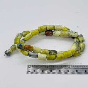 Wow Yellow/Green Turquoise Knuckle Bead Strand 104583