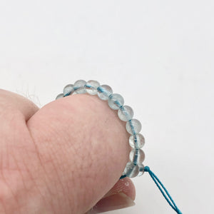 15 Natural Aquamarine Round Beads | 4.5mm | 15 Beads | Blue | 6655B - PremiumBead Alternate Image 10