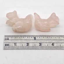 Load image into Gallery viewer, Charming Rose Quartz Carved Squirrel Figurine
