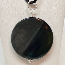 Load image into Gallery viewer, Mysterious Cat&#39;S Eye Quartz &amp; 925 Sterling Silver Pendant 6496C - PremiumBead Primary Image 1
