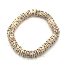 Load and play video in Gallery viewer, Colorful Waterbuffalo Bone Wheel Beads | 9x4mm | multi-color | Wheel | 44 beads|
