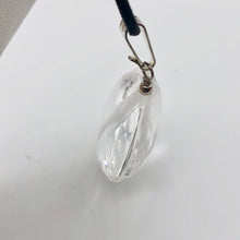 Load image into Gallery viewer, Artisan Created Faceted Wheel Quartz Sterling Silver Pendant 506657A - PremiumBead Alternate Image 2
