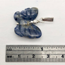 Load image into Gallery viewer, Semi Precious Stone Jewelry Flying Butterfly Pendant Necklace of Sodalite/Silver - PremiumBead Alternate Image 6
