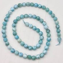 Load image into Gallery viewer, Natural Skyblue Larimar Faceted Round Beads | 6mm | Blue | 68 Bead(s)
