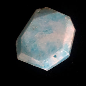 69cts Natural Hemimorphite Druzy Pendant Bead | Blue | 31x28x7mm | 1 Bead |